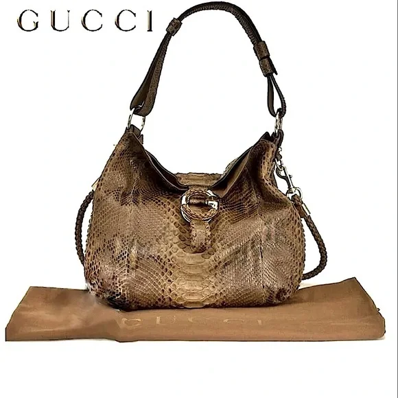 GUCCI Authentic Limited Edition Python Leather Handbag
UltraLuxury Design Piece - Picture 3 of 14